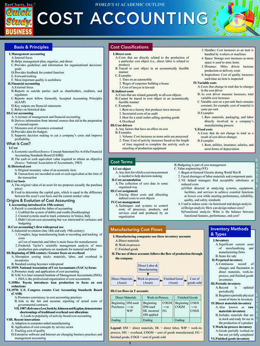 Title details for Cost Accounting by Michael P Griffin - Available